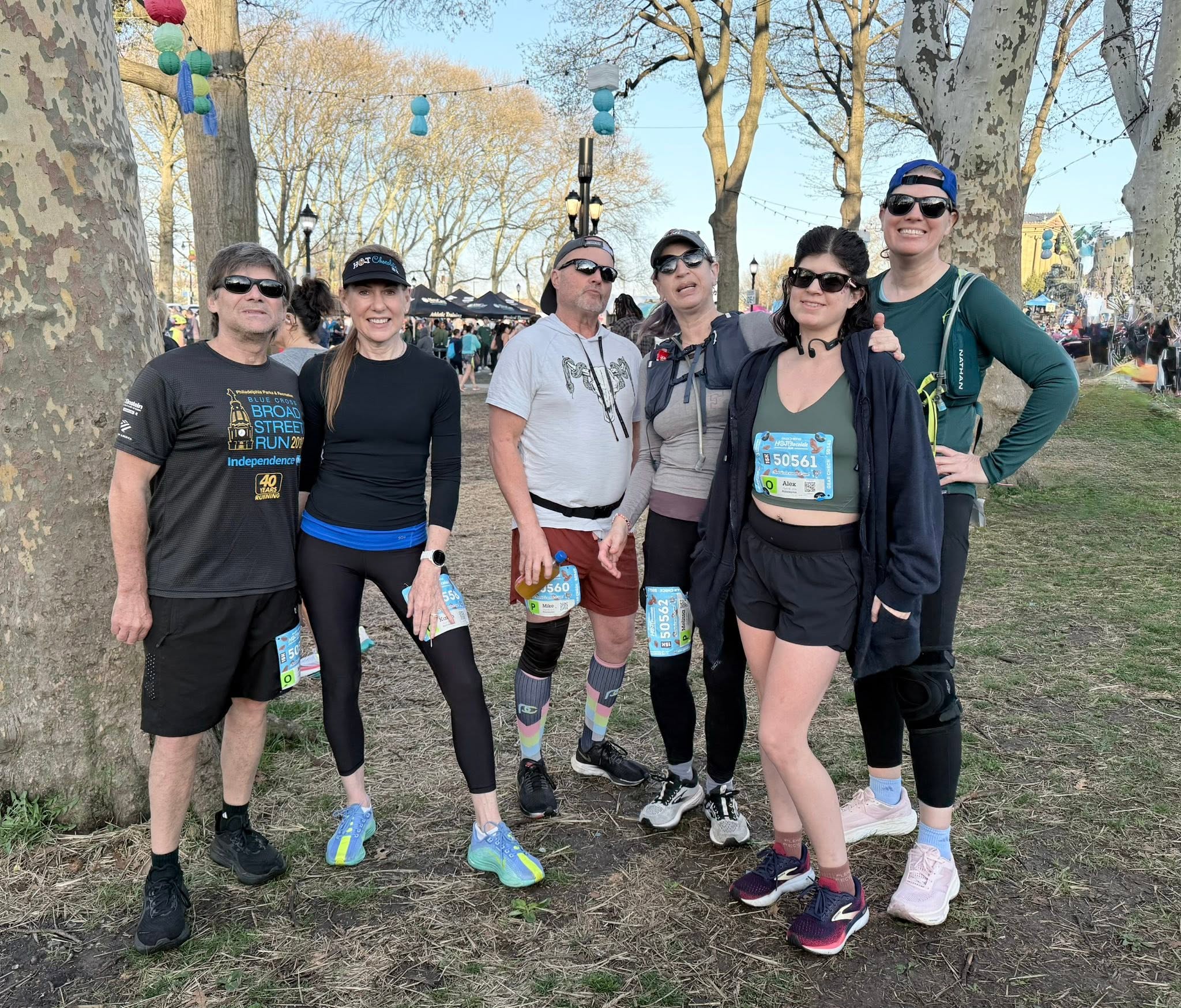 Race day with friends